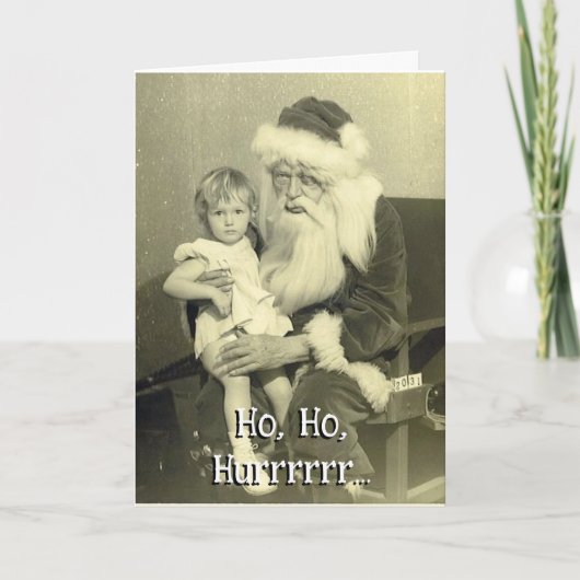 Creepy Santa Beaten Down Ankündigung (Vorderseite)