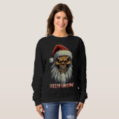 Creepy Santa Christmas Sweatshirt (Vorne ganz)