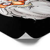 Creepy Santa Christmas -xmas Sit On My Face Poster (Ecke)