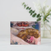 Creepy Santa Claus Hübsche Frau Weihnachten (Stehend Vorderseite)