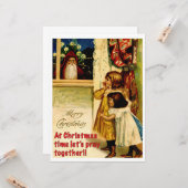 Creepy Santa Karte (Vorderseite/Rückseite Beispiel)