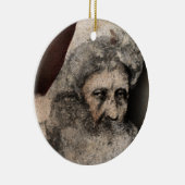 Creepy Santa Keramik Keramik Ornament (Rechts)