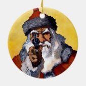 Creepy Santa Keramik Ornament (Hinten)