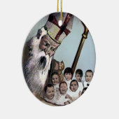 Creepy Santa Keramik Ornament (Rechts)
