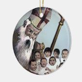 Creepy Santa Keramik Ornament (Links)