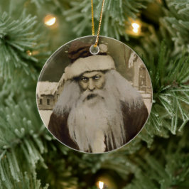Creepy Santa Keramik Ornament