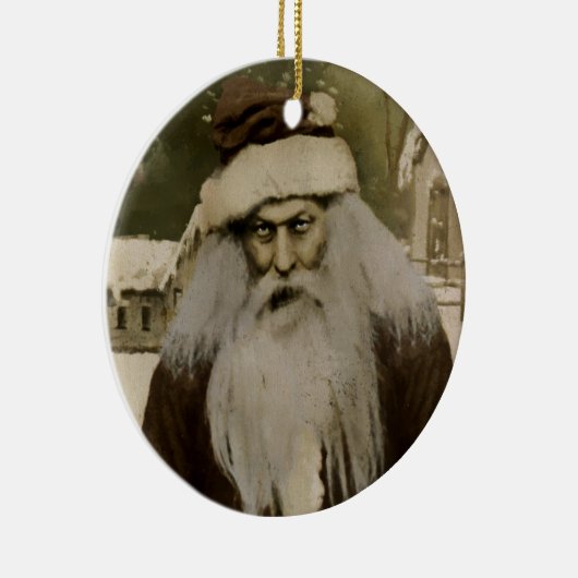 Creepy Santa Keramik Ornament (Rechts)