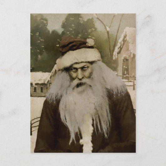 Creepy Santa Postcard Postkarte (Vorderseite)
