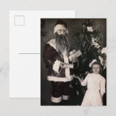 Creepy Santa Postcard Postkarte (Vorne/Hinten)