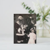 Creepy Santa Postcard Postkarte (Stehend Vorderseite)