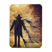 Creepy Scarecrow dunkle Kunst und Gedicht