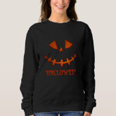 Creepy Sewed Smile Stickig Mouth Monster Sweatshirt (Vorderseite)