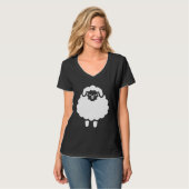 Creepy Sheep  Morning Group Sheep T-Shirt (Vorderseite Vollansicht)