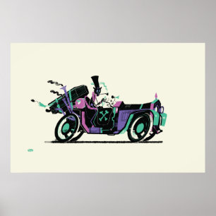 Creepy Shonky Motoren Poster