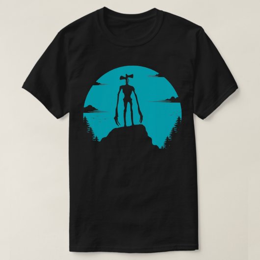 Creepy Siren Head Kostüm für Kinder Jungen Mädchen T-Shirt (Design vorne)
