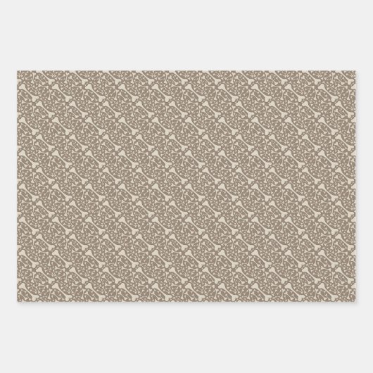 Creepy Skeleton Family Happy Halloween Geschenkpapier Set (Vorderseite 2)