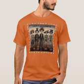 Creepy Skeleton Family Happy Halloween T-Shirt (Vorderseite)