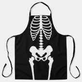Creepy Skeleton Halloween Schürze (Vorderseite)