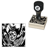 Creepy Skeleton Rubber Briefmarke Gummistempel (Stempel)