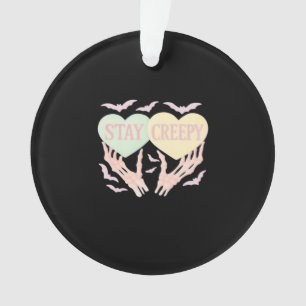 Creepy - Skelettfresser, der das Herz süß und SP h Ornament
