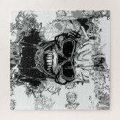 Creepy Skull Artwork Puzzle (Horizontal)
