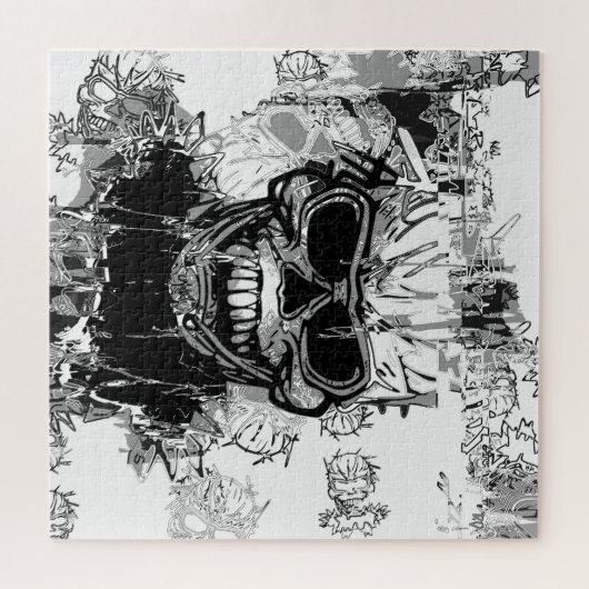 Creepy Skull Artwork Puzzle (Horizontal)