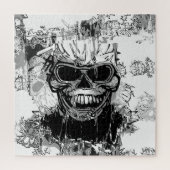 Creepy Skull Artwork Puzzle (Vertikal)