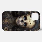 Creepy Skull Gothic Dark Fantasy Art Case-Mate iPhone Hülle (Rückseite (Horizontal))