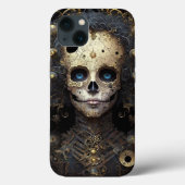 Creepy Skull Gothic Dark Fantasy Art Case-Mate iPhone Hülle (Rückseite)