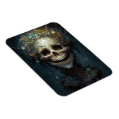 Creepy Skull Gothic Dark Fantasy Art Magnet (Rechte Seite)