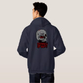 "Creepy Skull Horror Design - Spookes Halloween Ar Hoodie (Schwarz voll)
