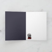 "Creepy Skull Horror Design - Spookes Halloween Ar Karte (Innenseite)