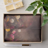 Creepy Skull im Blumengarten Dekoupage Seidenpapier (Geschenk)