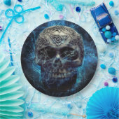Creepy Skull Pappteller (Party)