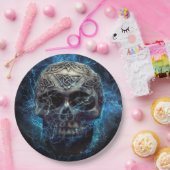 Creepy Skull Pappteller (Party)