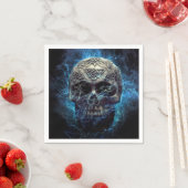 Creepy Skull Serviette (Beispiel)