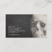 Creepy Skull Visitenkarte (Rückseite)