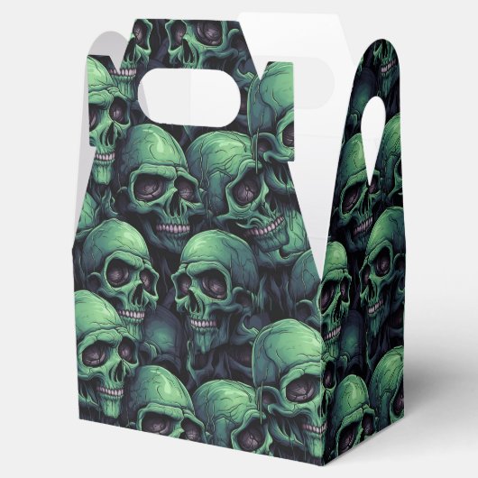 Creepy Skulls Geschenkschachtel (Geöffnet)