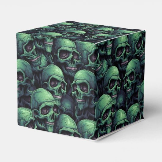 Creepy Skulls Geschenkschachtel (Rückseite)