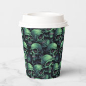 Creepy Skulls Pappbecher (Rückseite)