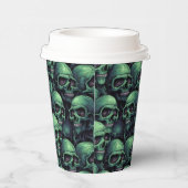 Creepy Skulls Pappbecher (Rechts)