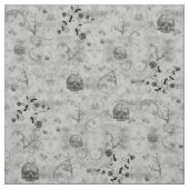 Creepy Skulls Viktorianisch Gothic Stoff (Muster)