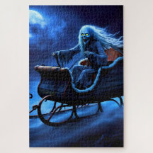 Creepy Sleigh Ghoul fliegt durch den Himmel!