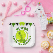 Creepy Slime Monster Kid`s Name Happy Birthday Pappteller (Party)