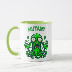 Creepy Slime Zombie Alien - Neon Green Monster Tasse
