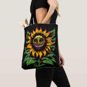 Creepy Sonnenblume Tasche (Von Nahem)