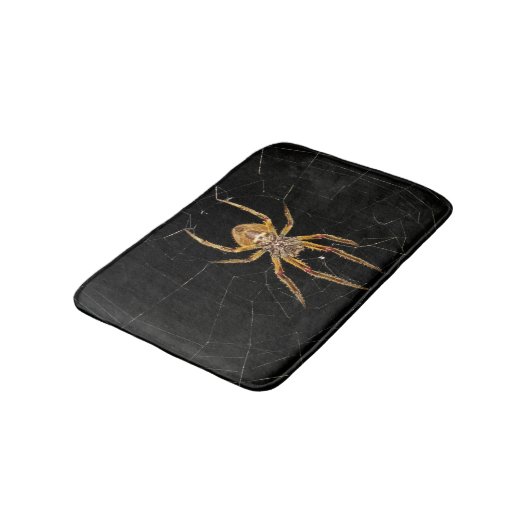 Creepy Spider Bath Mat Badematte (Schrägansicht)