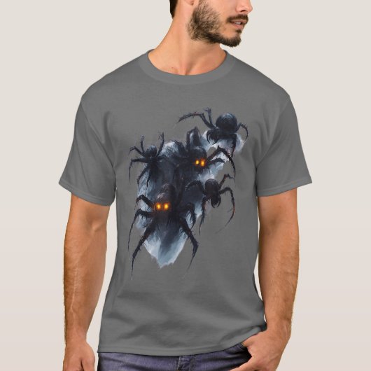Creepy Spider Halloween Horror Apparel girl T-Shirt (Vorderseite)