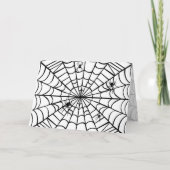 Creepy Spider Web Karte (Vorderseite)