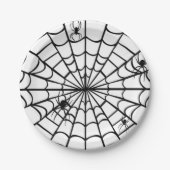 Creepy Spider Web Pappteller (Vorderseite)